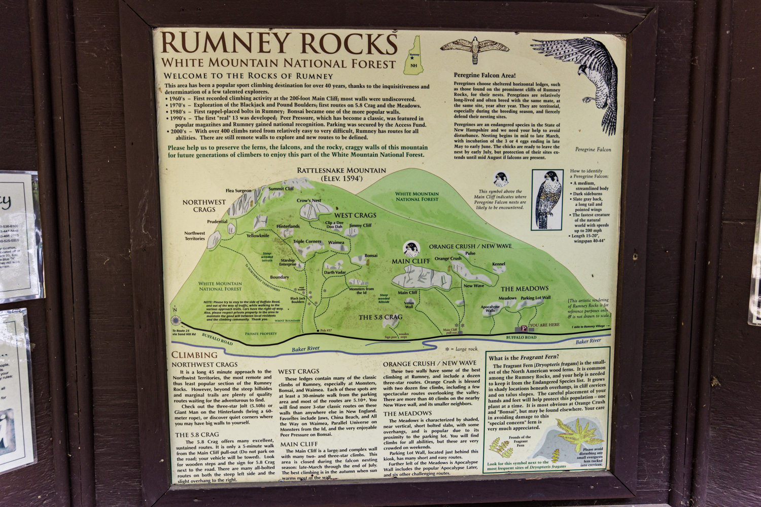 Carte de Rumney au new hampshire