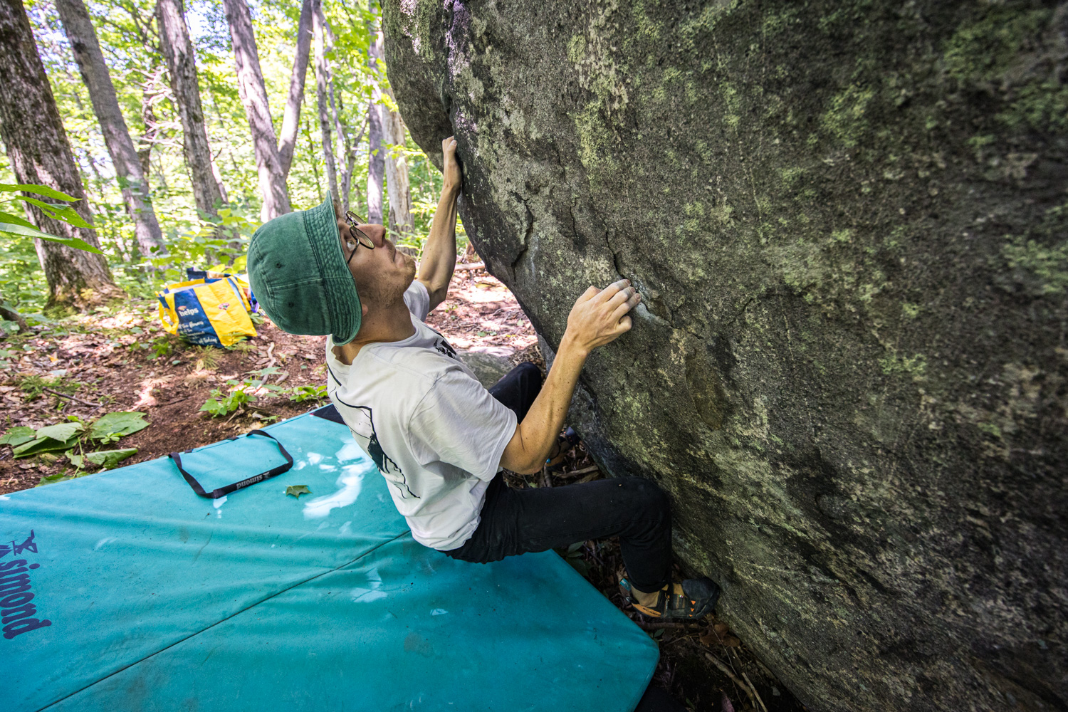 Escalade de bloc au parc Les Bouleaux