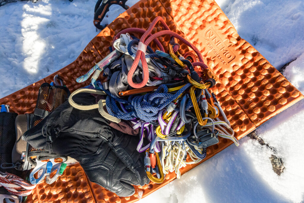 Matériel pour escalade de glace