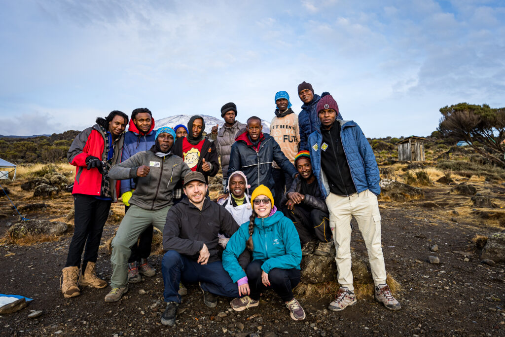 Notre équipe pour faire l'ascension du Kilimandjaro 