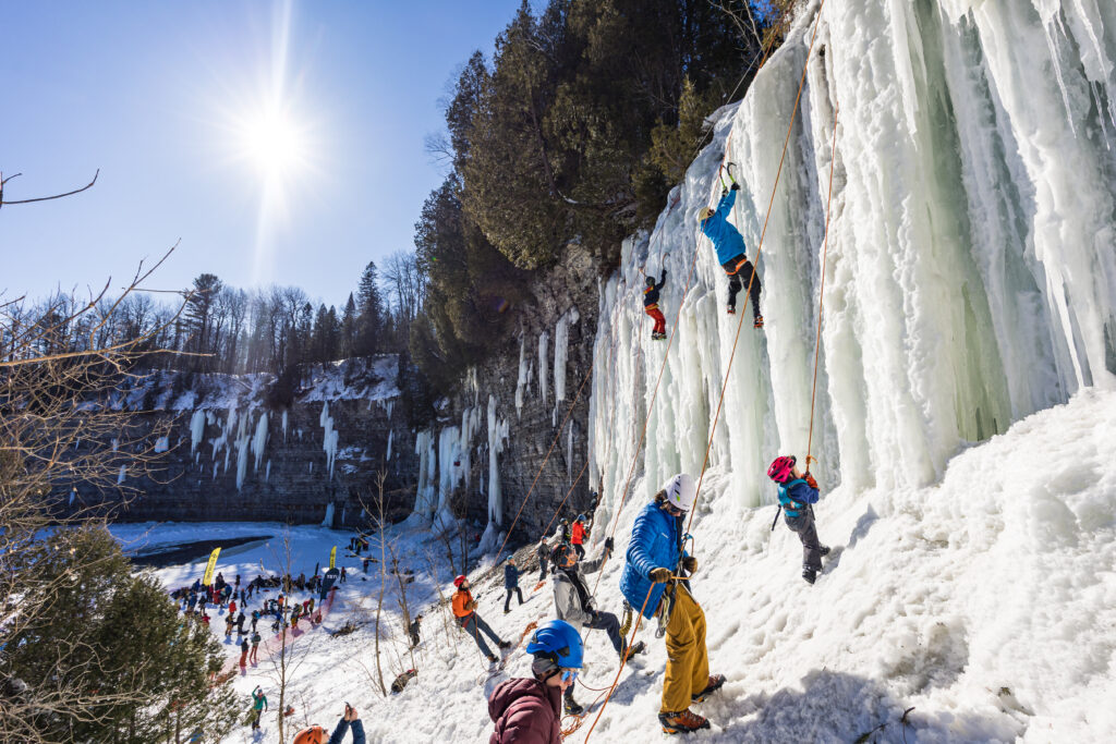 Paroie école pendant le Festiglace 2025